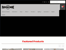 Tablet Screenshot of parkwaymusic.com